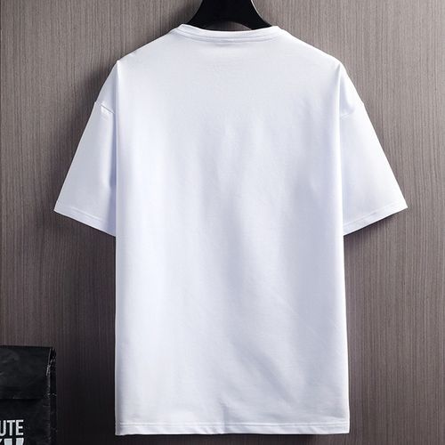 product_image_name-Fashion-Sports Short Sleeve T-Shirt & Shorts Set - 2 Piece - White - White - XXL-3