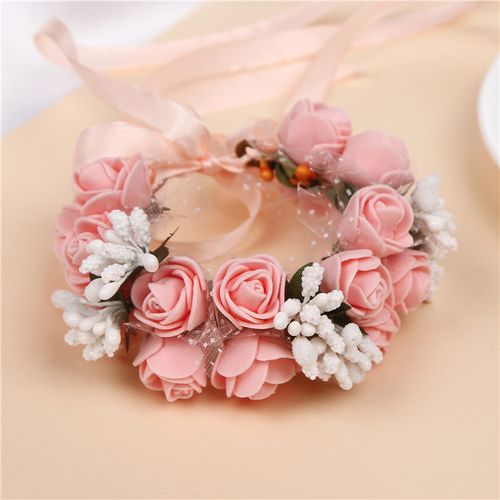 Qoo10 - Children Garland Head Flower Ring Headwear Girl Hair Hoop Princess  Hai... : Toys