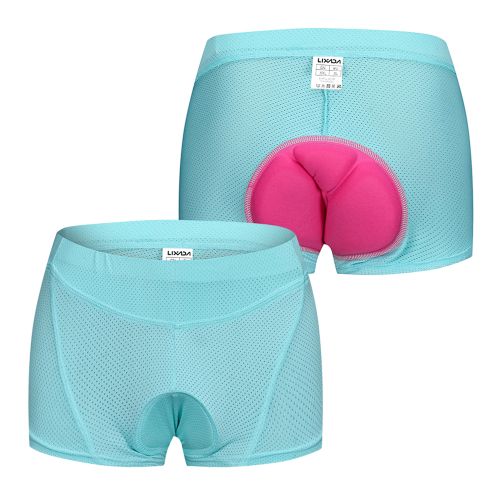 Shop Lixada 2pcs Women Cycling Underwear Pants 3D Padded Bike