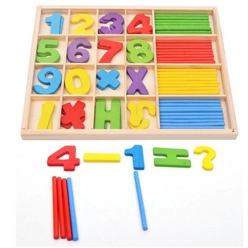 A & Shine Multifunctional Kids Mathematics Learning Board - Multicolour - image 2