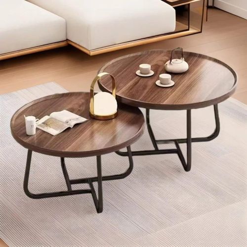 product_image_name-Generic-2 in 1 Living Room Center Table- Brown/Black-2