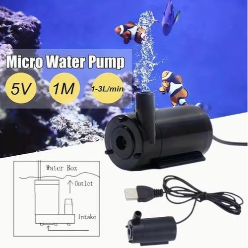 Generic 1pc USB Submersible Pump Silent Micro Water Pump, DC Low