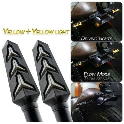 product_image_name-Generic-General Motorcycle LED Turn Signal Light Yellow Light 2pcs-1