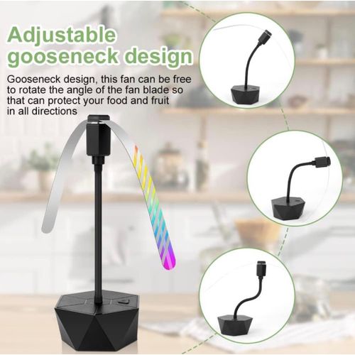 product_image_name-Generic-Flower Pot Fly Repellent Fan - Black (10 Pieces)-4