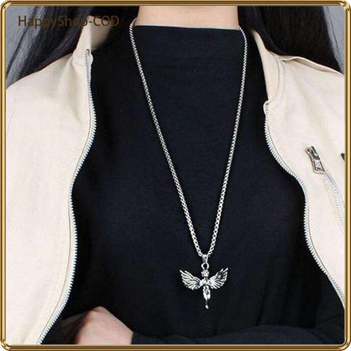 product_image_name-Fashion-MenBense's new men's short-style fashionable and casual multi-panel three-fold bag with multiple compartments, men's wallet, and angel-shaped titanium steel necklace-7