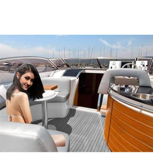 Shop Generic 6mm Teak EVA Schaum Boot Yacht Bodenbelag-Matte Deck Teppich  Selbstklebend Online