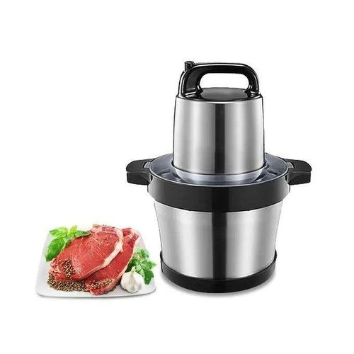 Generic Fufu Multifunctional Blender Double-speed Electric Meat Grinder/Fufu Pounding Machine 1200W - Silver/Black - 6L