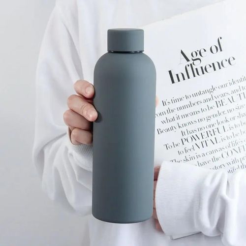 Generic 500 ML Stainless Steel Insulated Bottle (Dark Grey) - image 2