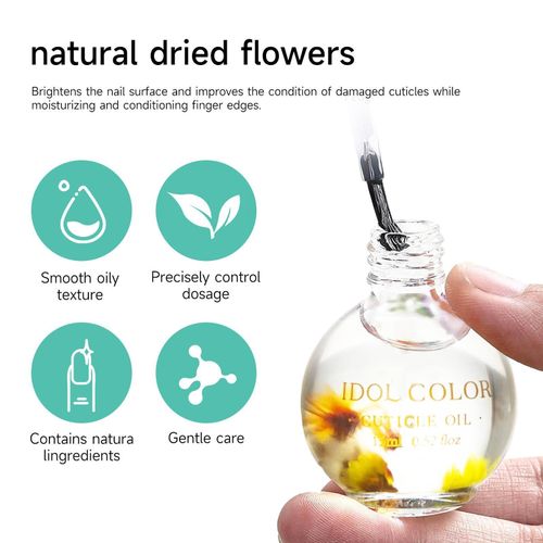 Generic IDOL COLOR Cuticle Oil, Softens Cuticles, Moisturizes, Fixes Dryness, Burrs, & Roughness - image 3
