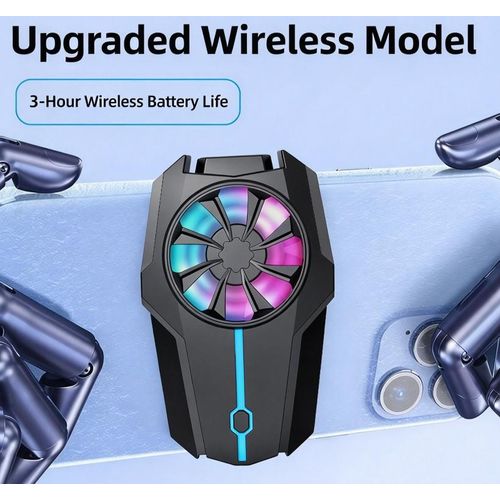 Generic mobile phone fan，rechargeable wireless， for long hour mobile game play