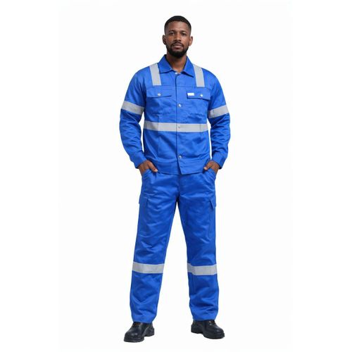 product_image_name-Generic-Industrial Safety Reflective Workwear Set – Blue Protective Jacket & Trousers-1