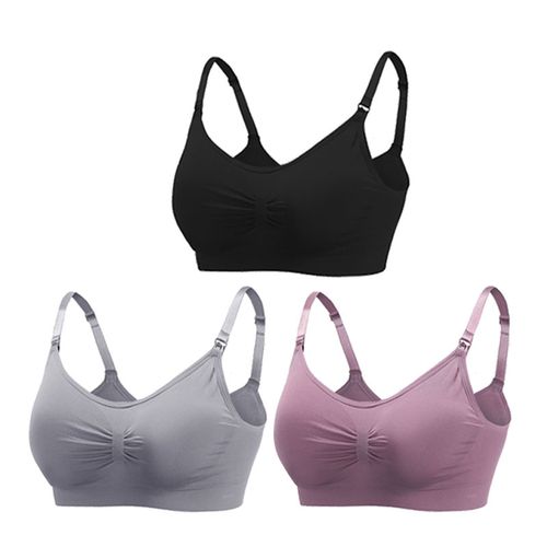 Shop Generic 3PC/lot Maternity Nursing Bras Cotton Breastfeeding Pregnant  Women Pregnancy Online