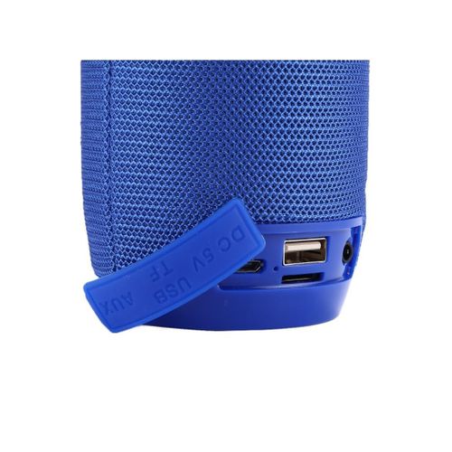 White Label Portable Multi-function Bluetooth Speaker with MIC Support TF Card FM Hands-free TG106 - Blue - image 2