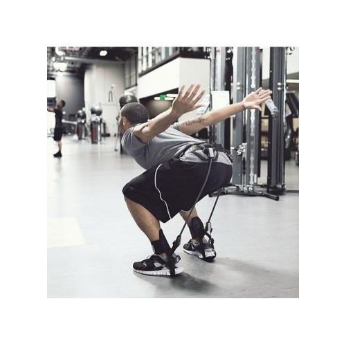 Generic Vertical Jump Trainer Bounce Training Device Leg Strength Training Bands For Agility - Black - image 3