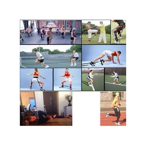 Generic Vertical Jump Trainer Bounce Training Device Leg Strength Training Bands For Agility - Black - image 4