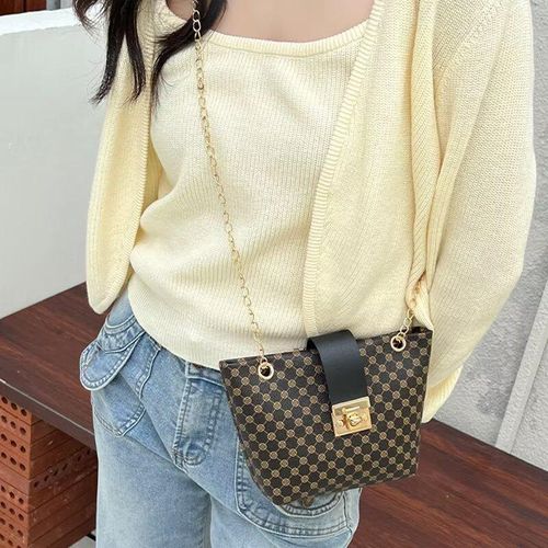 product_image_name-Fashion-Women Small Crossbody Bag Leather Shoulder Bags for Ladies Handbag for Girls Brown-2