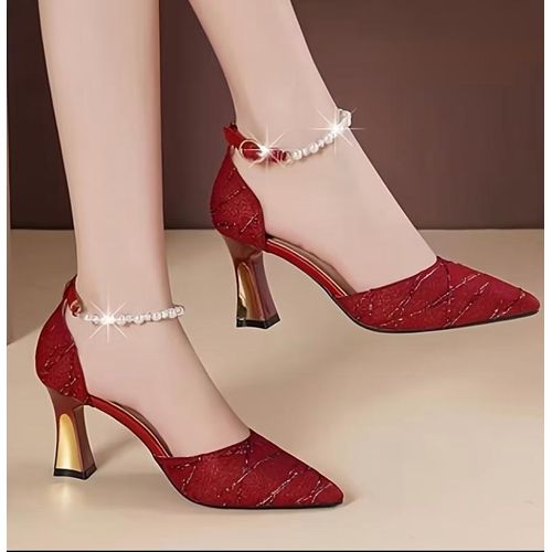 Damai High-End elegant Beautiful Women's High-heel Flat Shoes - image 3
