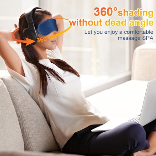 Generic Electric Steam Eye Mask with Smart Timer Function – Blue - image 3