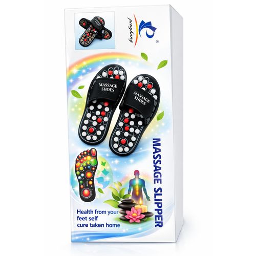 product_image_name-Generic-Foot Massage Slippers Reflexology Acupressure Sandals – Pain Relief, Blood Circulation & Relaxation Therapy Shoes – Unisex-2