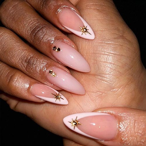 Generic Beauty Press On Nails with Designs, Stick On Wearing Nail Set, 24Pcs