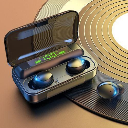 product_image_name-Generic-Wireless Fingerprint Touch Bluetooth 5.0 Earphone With Mic-1