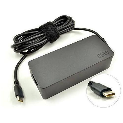 Lenovo 65W Type laptop adapter and power cable - image 5