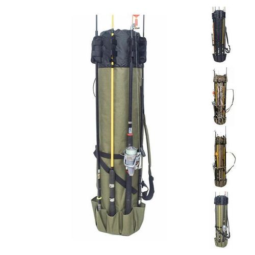 Shop Generic Y Fishing Pole Bag Waterproof Large-Capacity Multi-Rod Storage  Pouch Fishing Organizer Carrying Bag Online