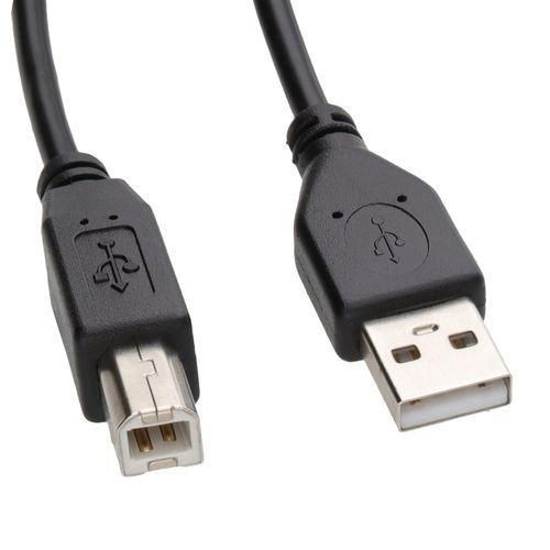 Generic 1.5m USB Printer Cable – High-Speed Data Transfer - Black - image 2