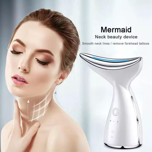 Generic Mermaid LED Neck massager device anti-wrinkle - image 2