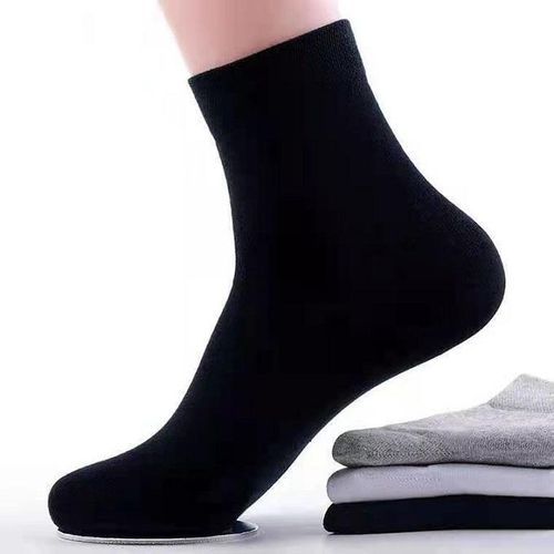 product_image_name-Fashion-3 Pairs - Quality Mesh Breathable Sports Socks Casual Unisex Premium Socks - Black, White, Grey - ONE SIZE FITS ALL-1