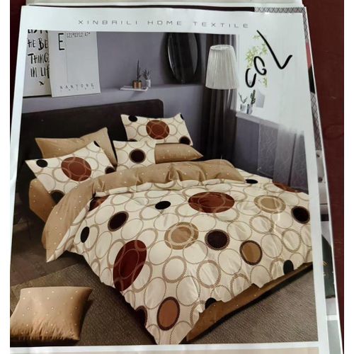 Generic Elegant King Size Bedsheets - 5 Pieces - Multicolor