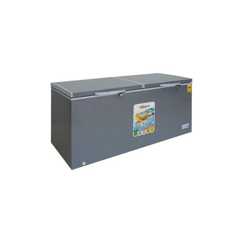 product_image_name-Delron-DCF-435 Double Door Chest Freezer - 435 Litres - Grey-1