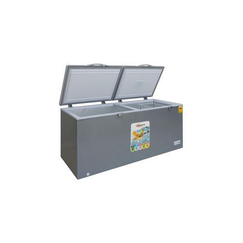 product_image_name-Delron-DCF-435 Double Door Chest Freezer - 435 Litres - Grey-2