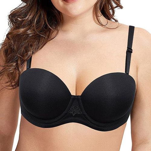 Shop Generic Yandw Quality Black Sexy Bras For Women Bralette Wedding  Anti-Slip Push Up Unlined Underwire B C D E F G H 32 34 36 38 40 42 44  Online