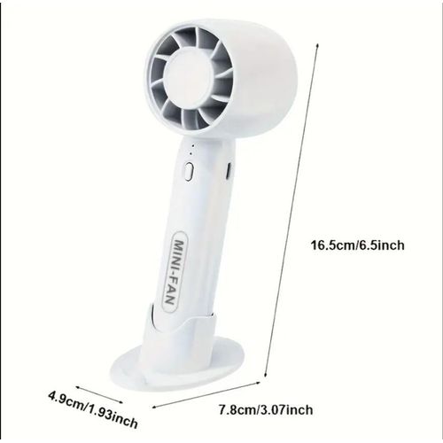 product_image_name-Generic-Mini Handheld Bridal Fan Series-Leg 3-Speed Adjustable Portable Desktop - Pink -4