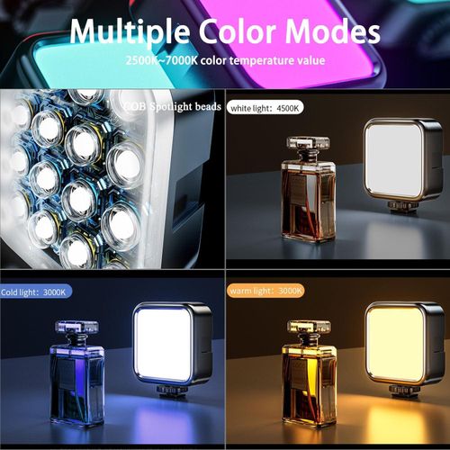 product_image_name-Flushrenic-RGB LED Video Light, Full Color Selfie Light for iPhone, Phone Light with Type-C Rechargeable, Picture Light Up to 6000K Color Temperature for Selfie, Zoom Conference, Video, Makeup and Live Stream-2