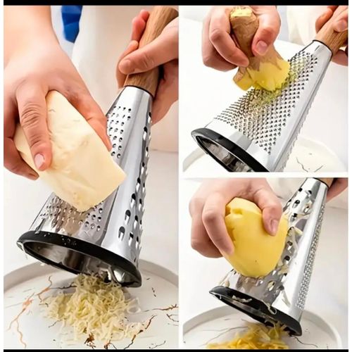 Generic Multifunctional Cone Grater with wooden handle - image 2