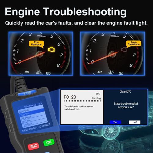 product_image_name-Generic-OBD2 Automotive Diagnostic Scanning Tool, Full System Fault Code Reader-5