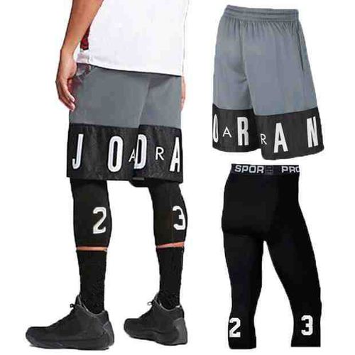 Shop Generic Basketball Shorts Tights Sets Sport Gym QUICK-DRY Workout  Online