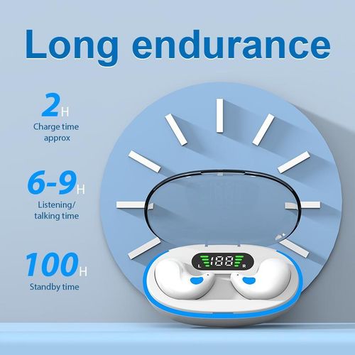 Generic Sleeping Earbuds Wireless Mini Headphones For Work TWS Bluetooth Earphone Stereo Hidden Headsets with Mic HD Call Waterproof - image 6