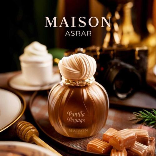 product_image_name-Maison Asrar-Vanilla Voyage Eau De Parfum 100ml – Long Lasting Sweet Vanilla Perfume For Men & Women-2