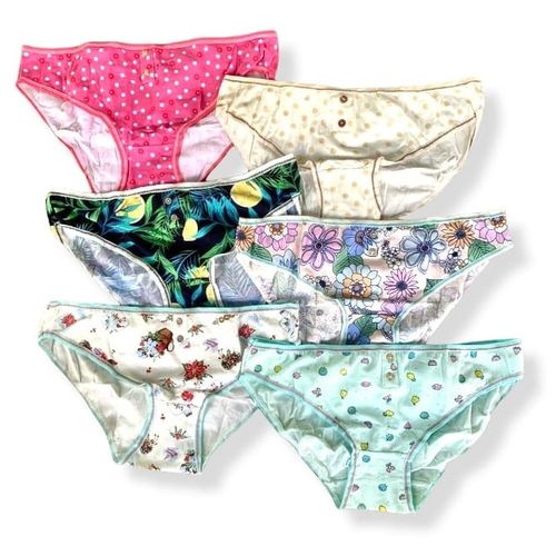 Shop White Label 6 Pieces Ladies Sexy Panties Set - Multicolor