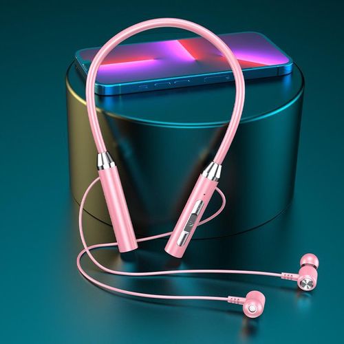 Generic Sports Bluetooth Headsets Wireless Earphones Earbuds Ear-pink - image 2