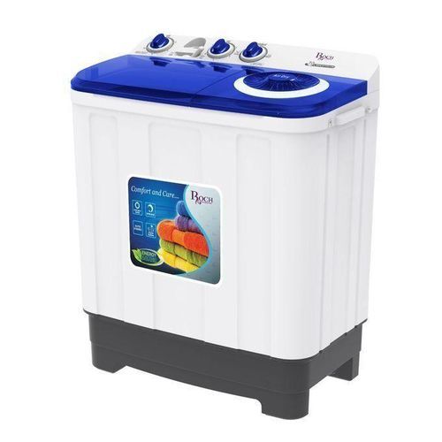 product_image_name-Generic-7Kg Twin Tub Semi Automatic Washing Machine - RWM-910TT-J(W) - White/Blue-4