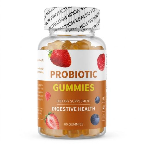 Duozi Probiotic Gummies Dietary Supplement (60 Count)