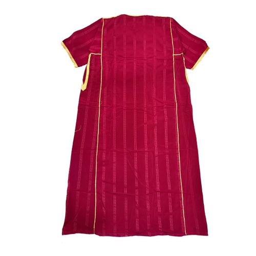 product_image_name-Generic-Luxury Embroidered Kaftan (Wine Red & Gold) – Traditional African Wear-2