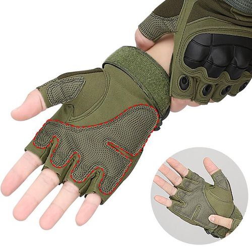 Generic High Quality Breathable Workout Gloves for Gym, Cycling & Outdoor Training - Camou - image 4