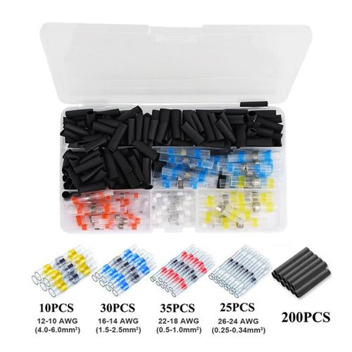 product_image_name-Kashemano-300PCS Solder Seal & Heat Shrink Tubing Combination Set Waterproof Insulated Electrical Crimp Wire Terminals For Automotive boat-2