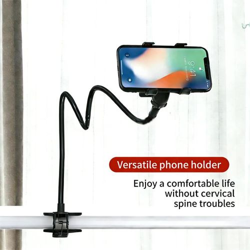 Generic ASCENT 75cm Flexible 360° Rotating Phone Holder Clip Mount for Bed Desk Watching Videos - image 4