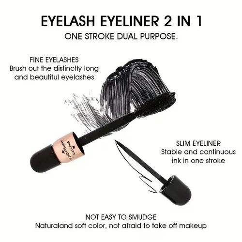 product_image_name-Ushas-2-in-1 Mascara & Eyeliner - Waterproof, Long-Lasting Eye Makeup-3